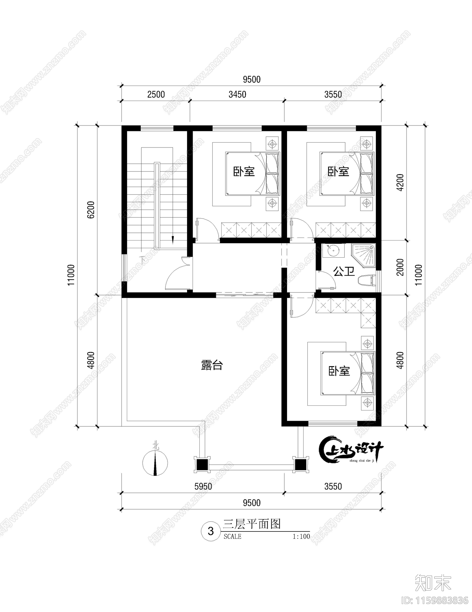 面宽9cad施工图下载【ID:1159883836】