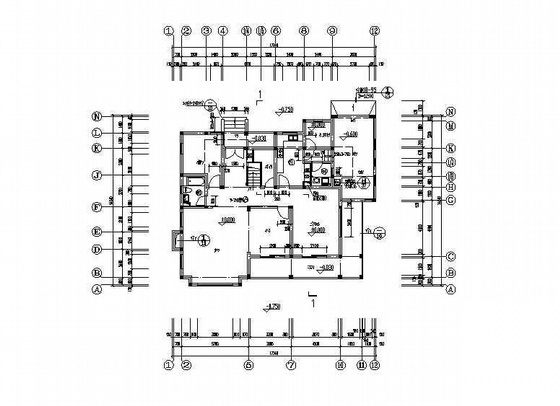 [浙江永嘉市]某花园别墅区多套独栋别墅建筑设计方案cad施工图下载【ID:165397107】