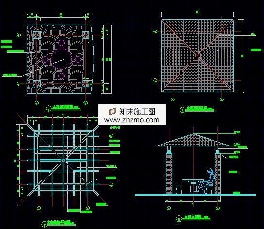 小广场全套施工图施工图下载【ID:36947368】