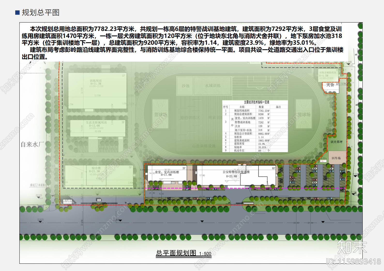 现代潜山市公安局特警大队营房暨训练基地项目方案文本下载【ID:1159893418】