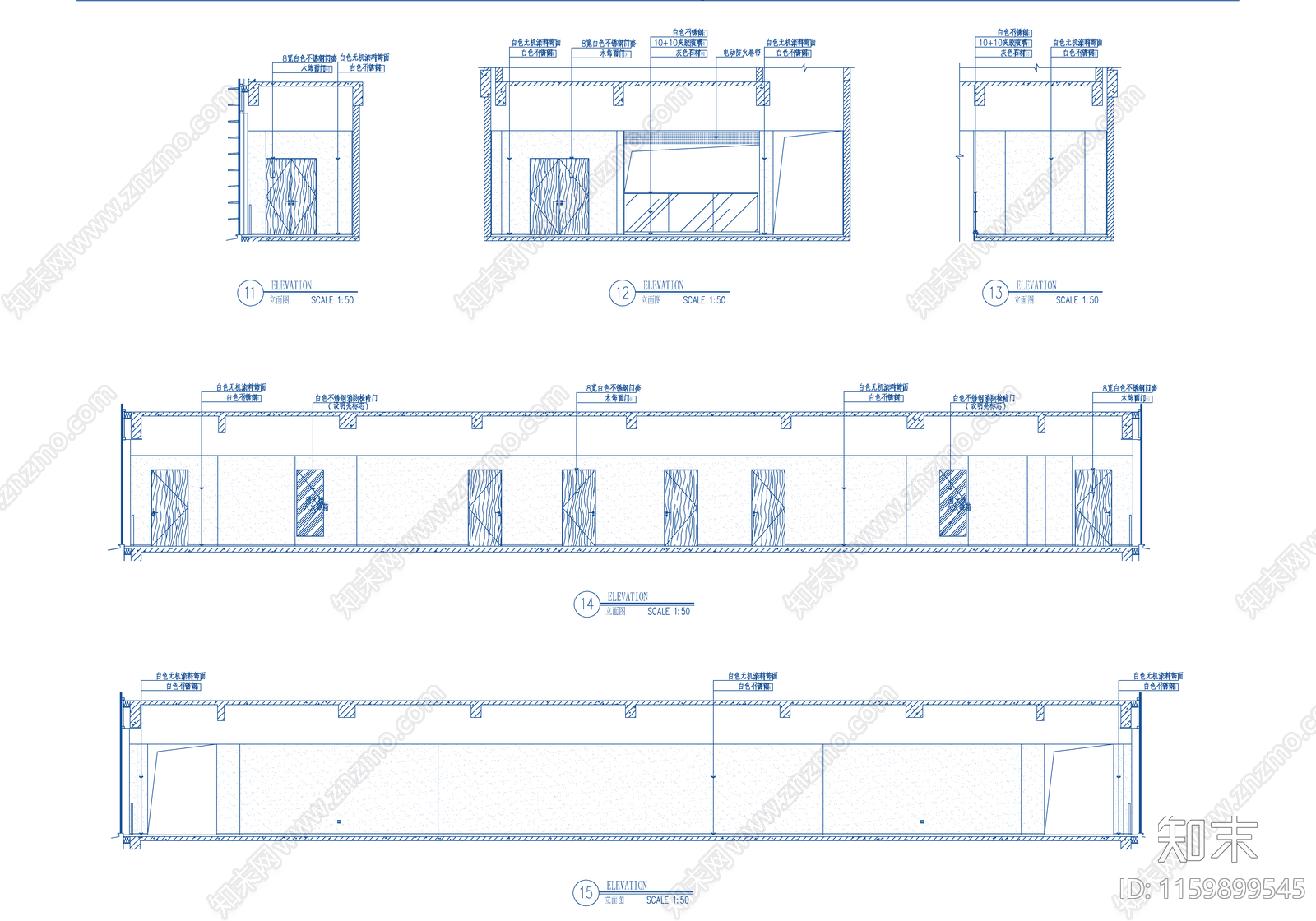 智仓产业园公共展区及地下室内装修设计施工图下载【ID:1159899545】