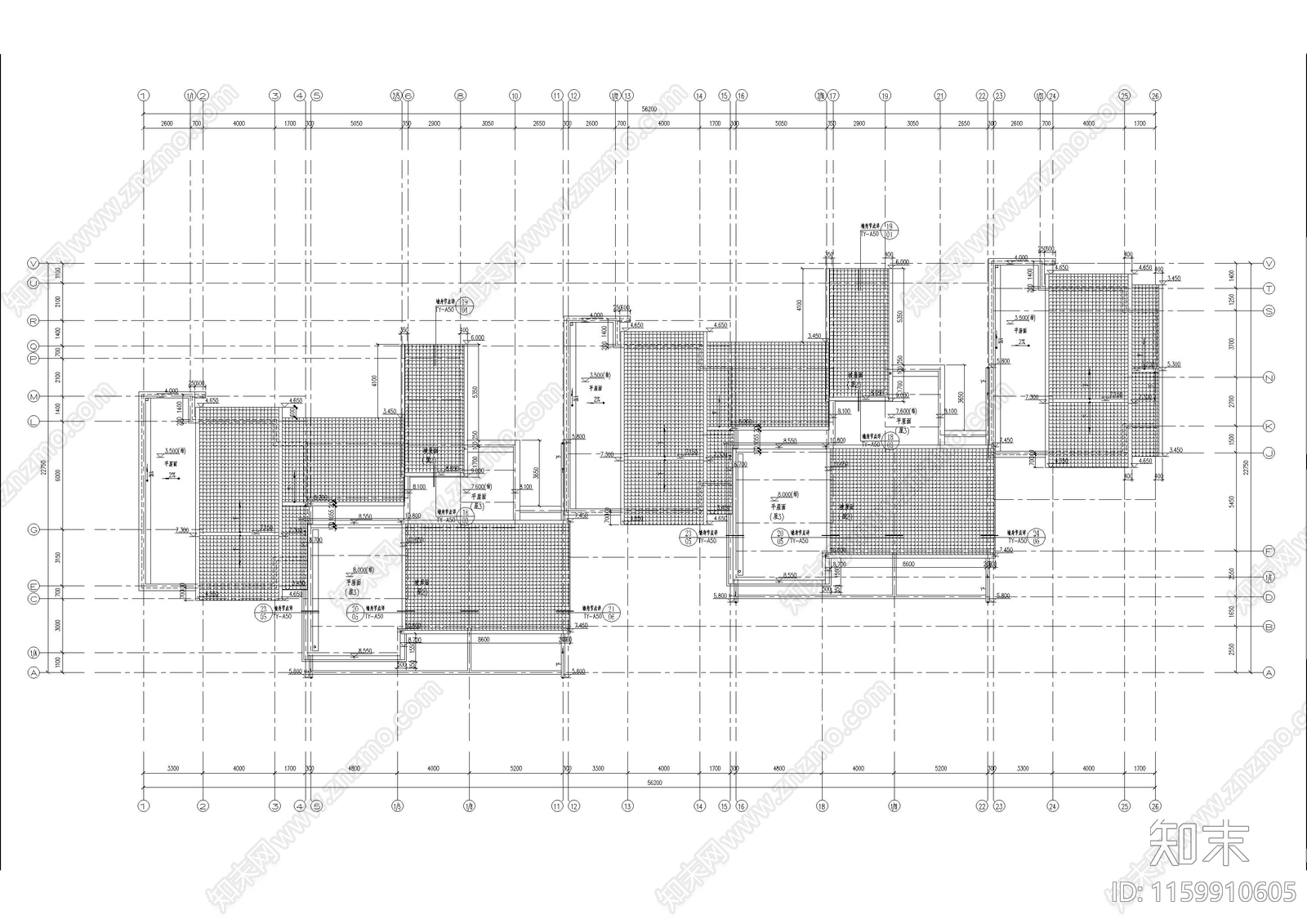 千岛湖民宿酒店建筑cad施工图下载【ID:1159910605】