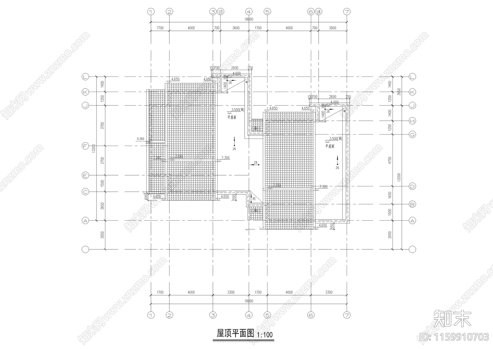 小型民宿酒店建筑cad施工图下载【ID:1159910703】