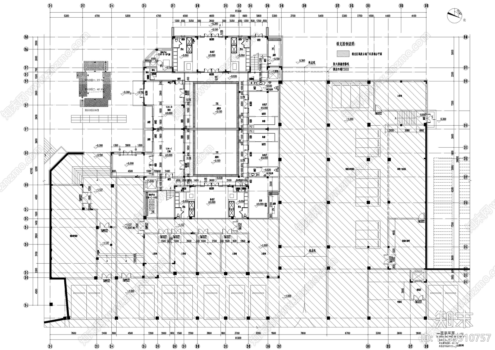 民宿度假小镇建筑cad施工图下载【ID:1159910757】