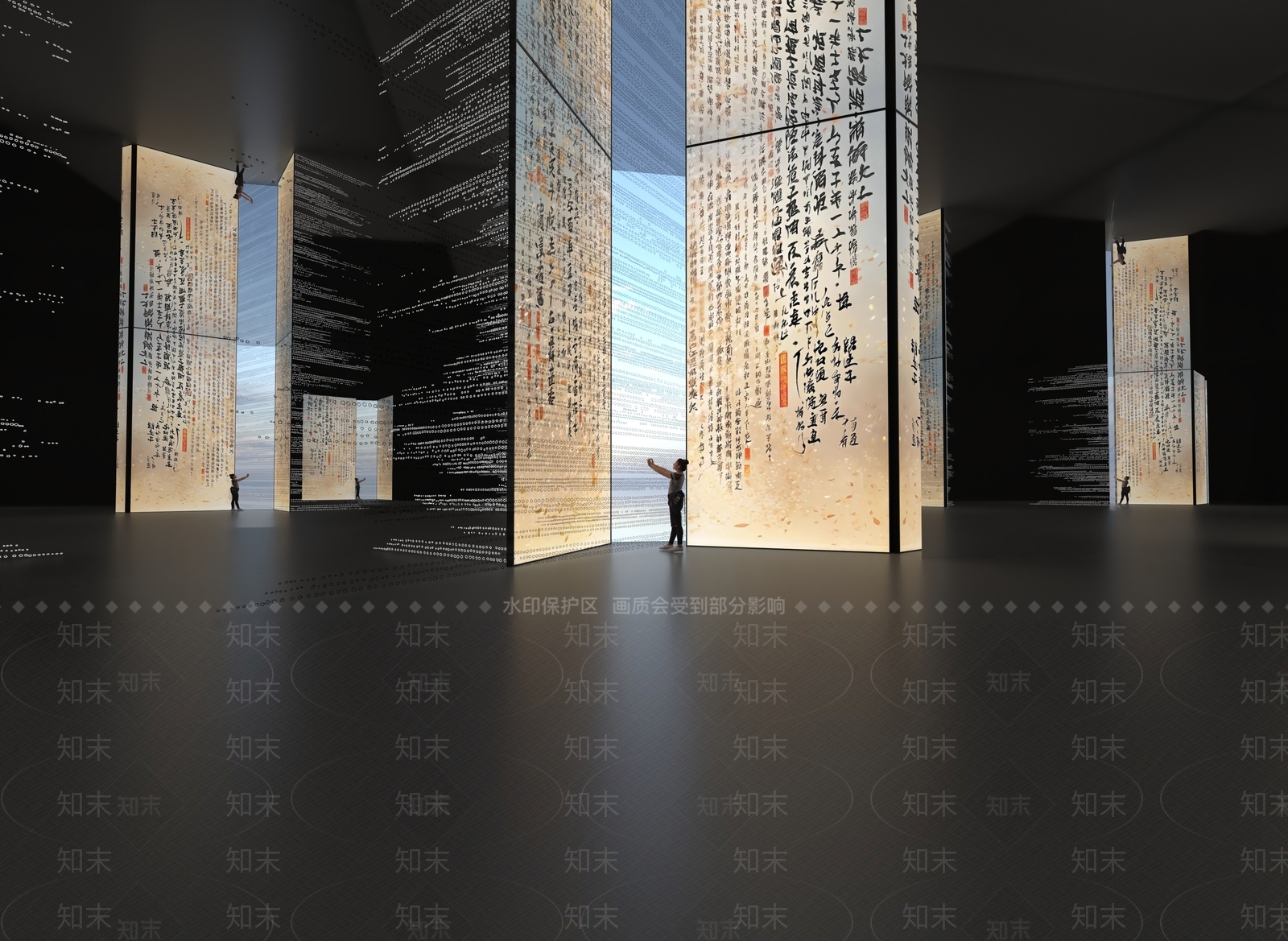 新中式艺术空间3D模型下载【ID:1159913749】