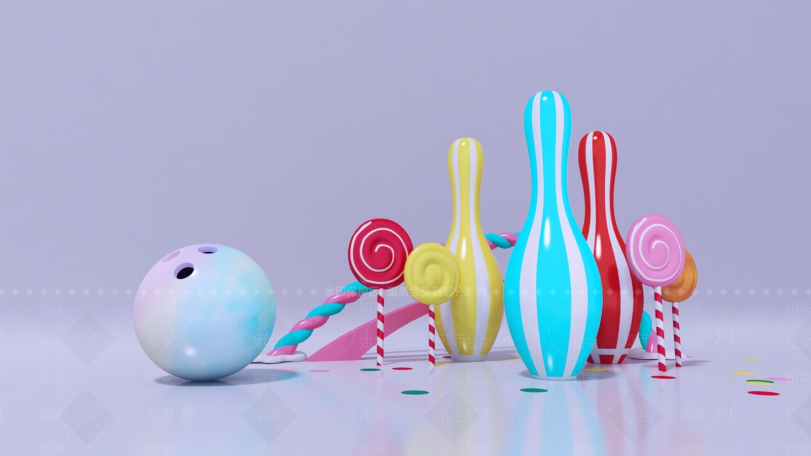 保龄球3D模型下载【ID:1159917188】