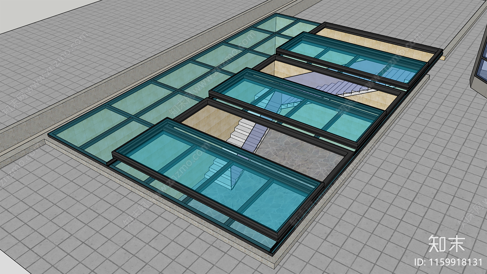 现代平移天窗SU模型下载【ID:1159918131】