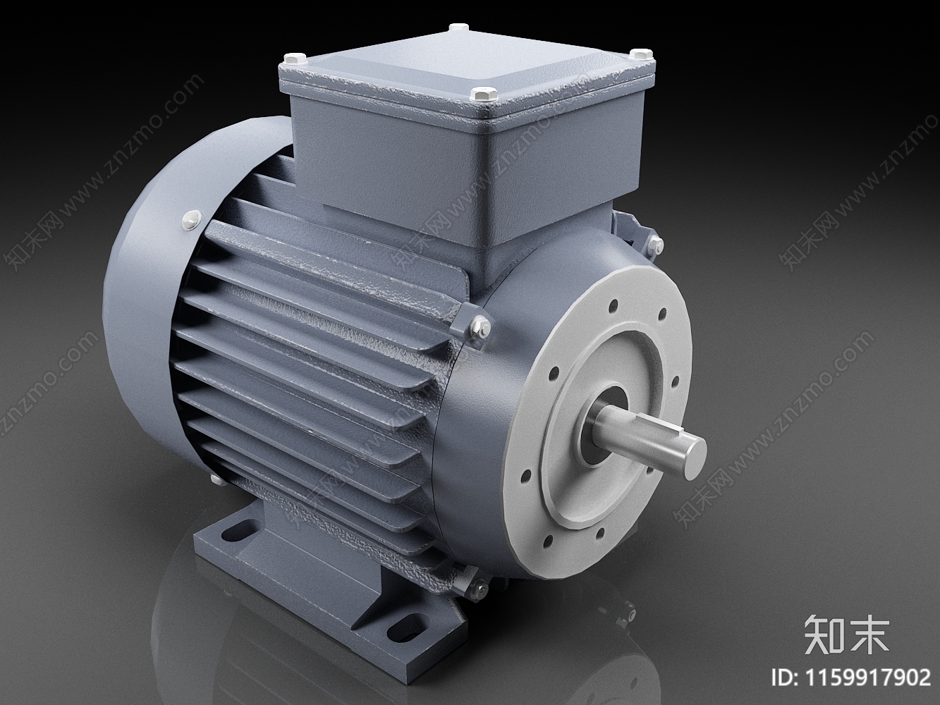 现代电动机3D模型下载【ID:1159917902】