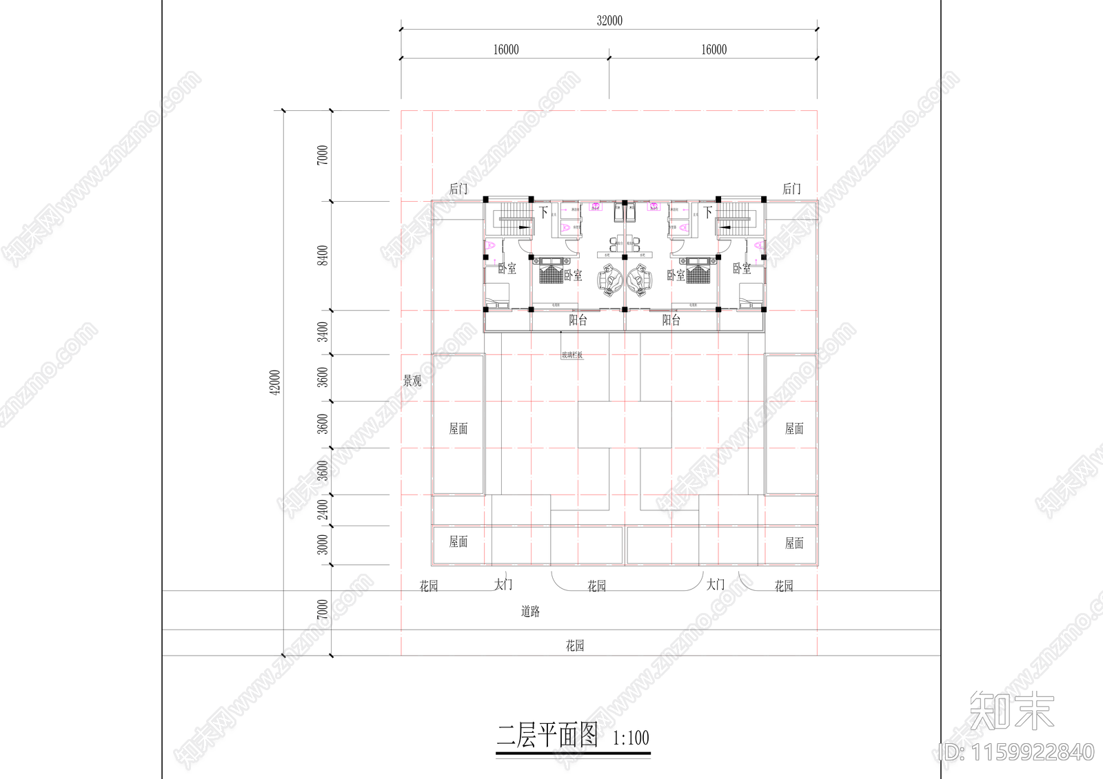 新中式农村兄弟合建合院SU模型下载【ID:1159922840】