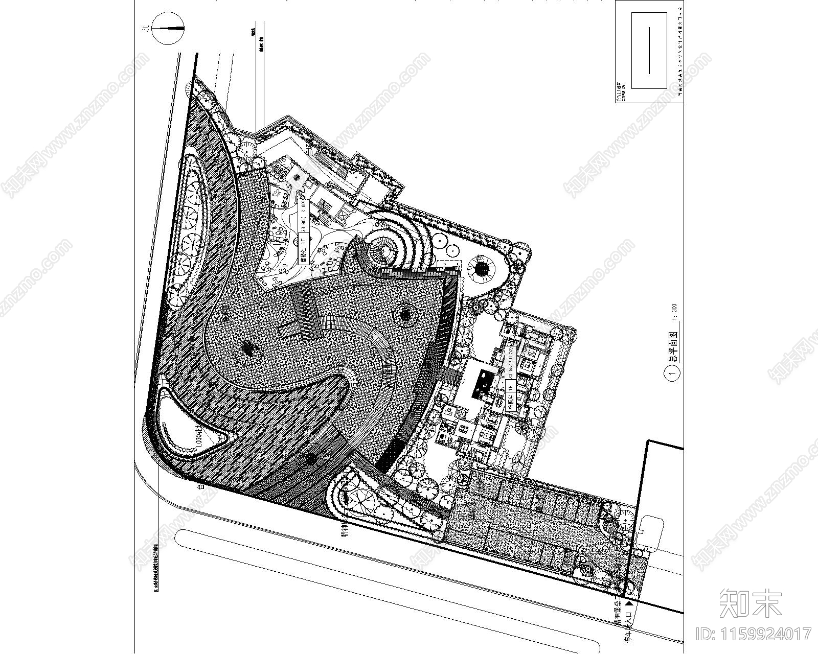 徐州三盛都会城住宅示范区景cad施工图下载【ID:1159924017】