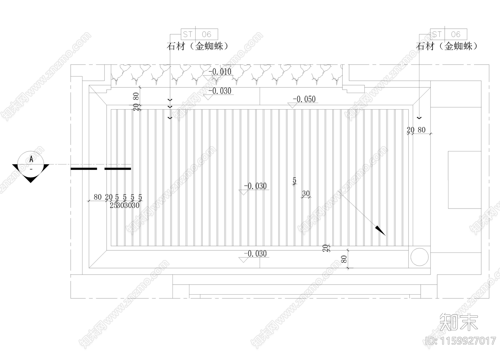 天花造型cad施工图下载【ID:1159927017】