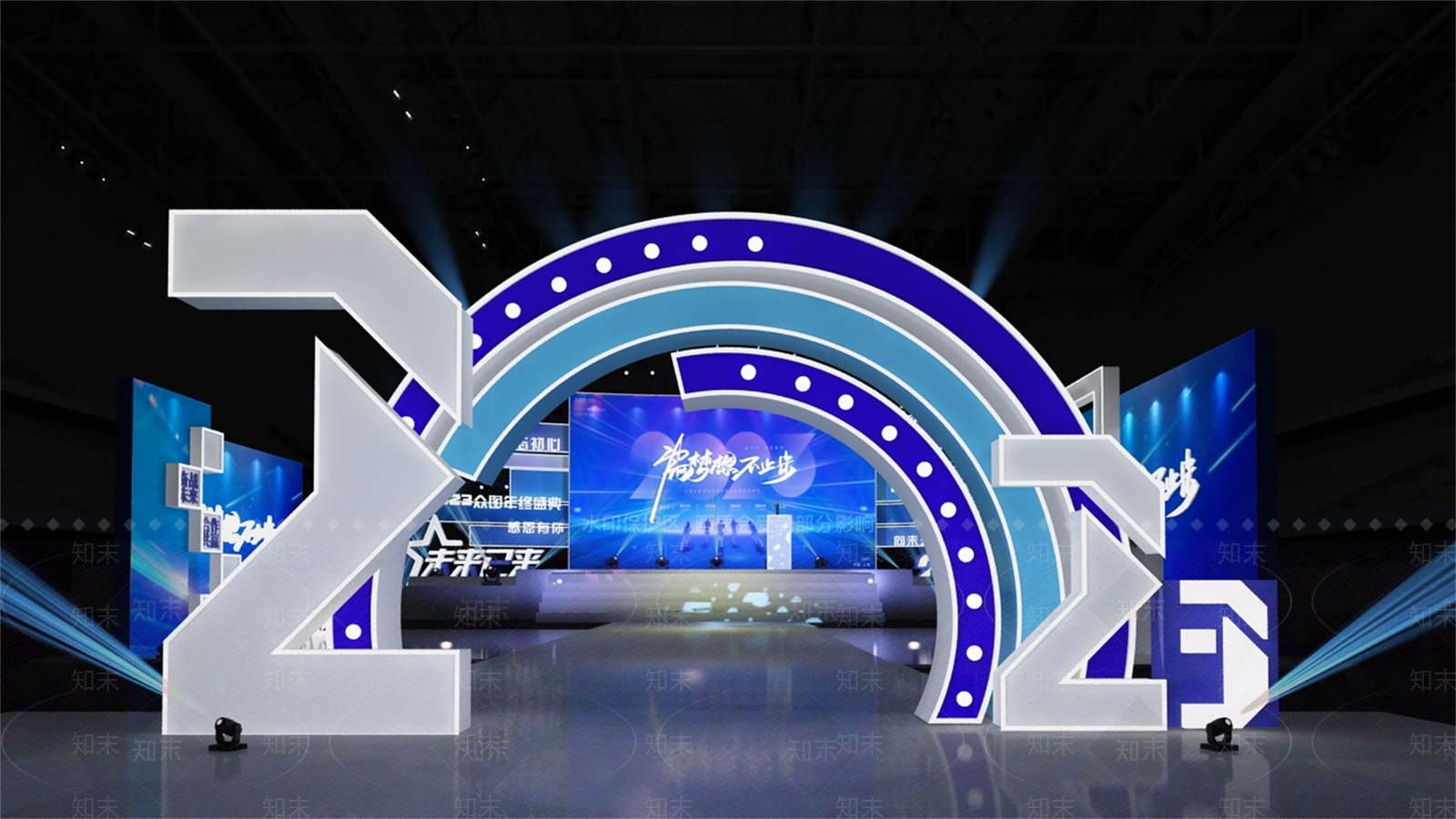 科技舞台3D模型下载【ID:1159932464】