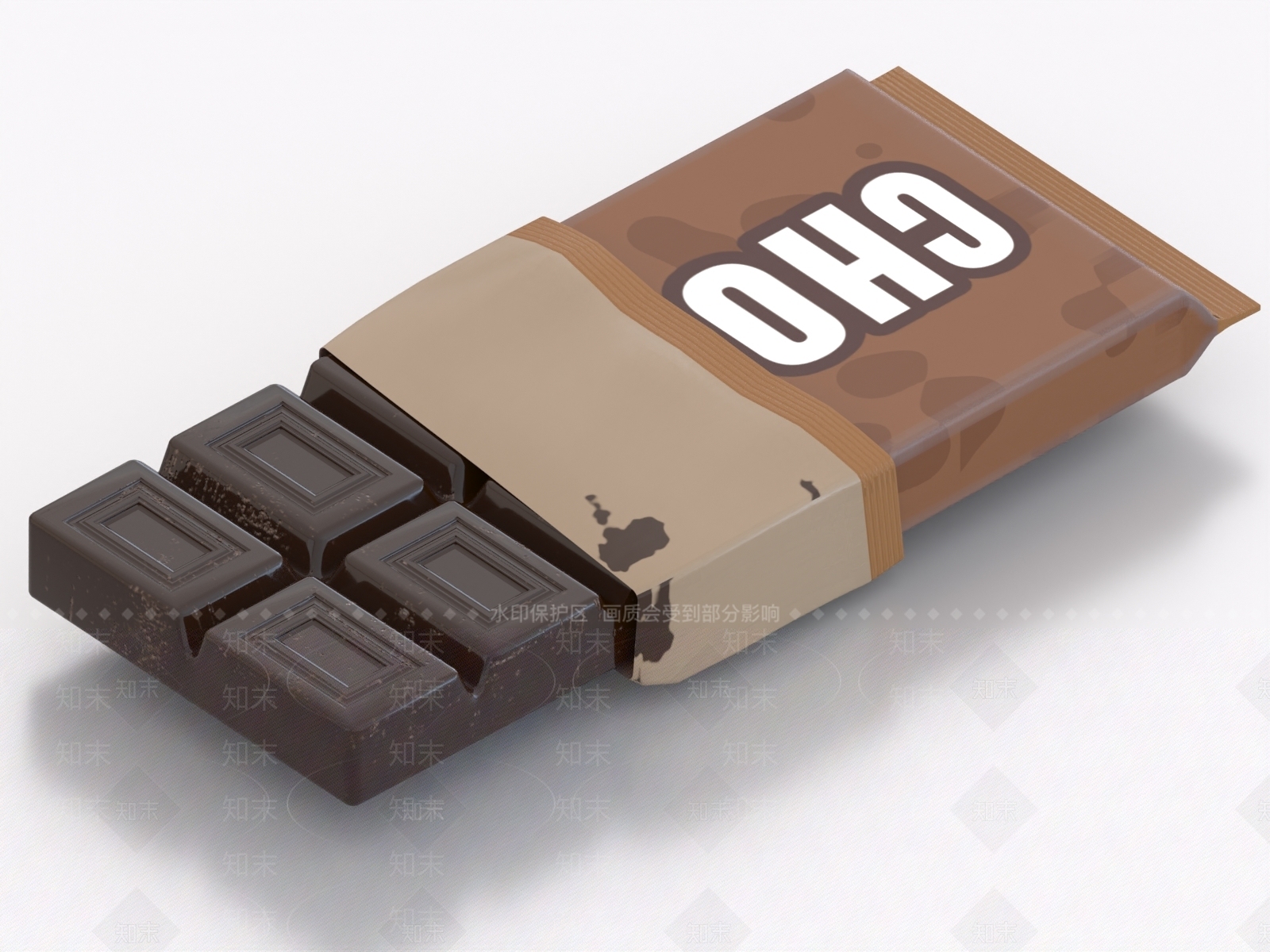 巧克力3D模型下载【ID:1159943408】