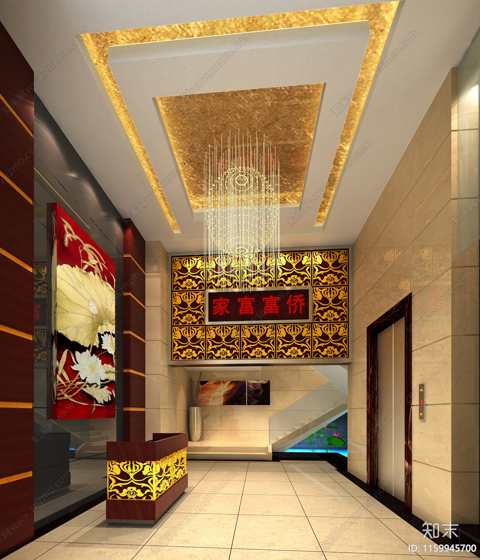 某奢华足浴城室内装修图cad施工图下载【ID:1159945700】