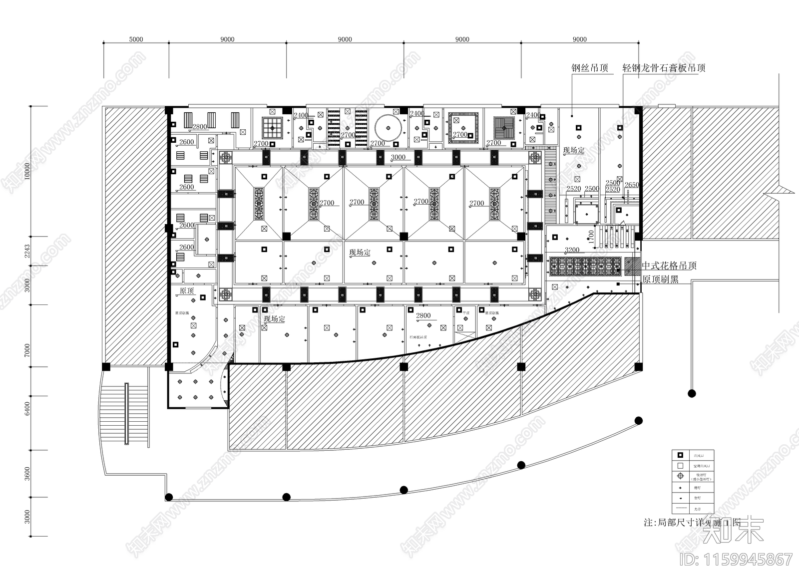 足心道沐足养身会馆装修图cad施工图下载【ID:1159945867】