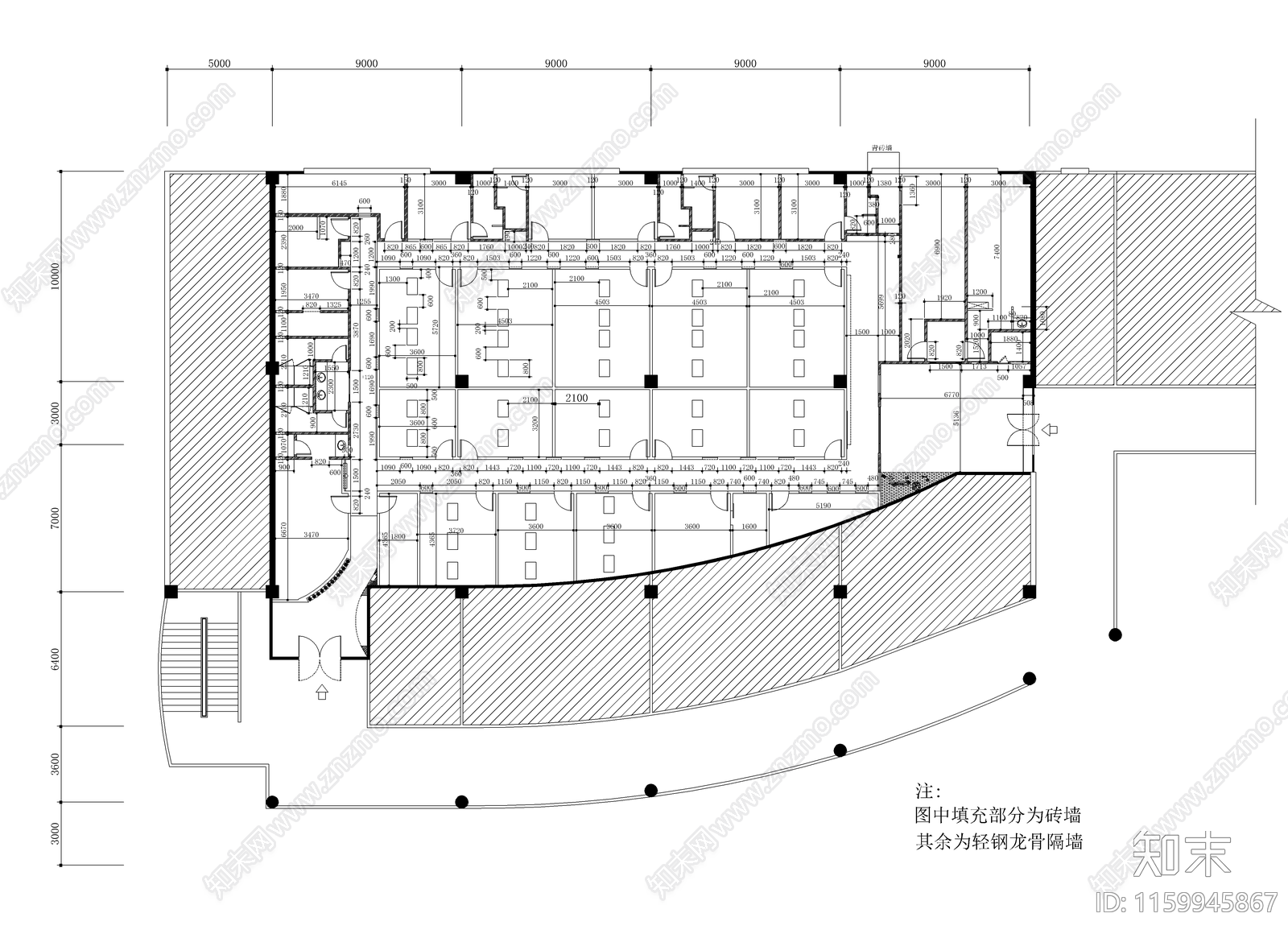 足心道沐足养身会馆装修图cad施工图下载【ID:1159945867】