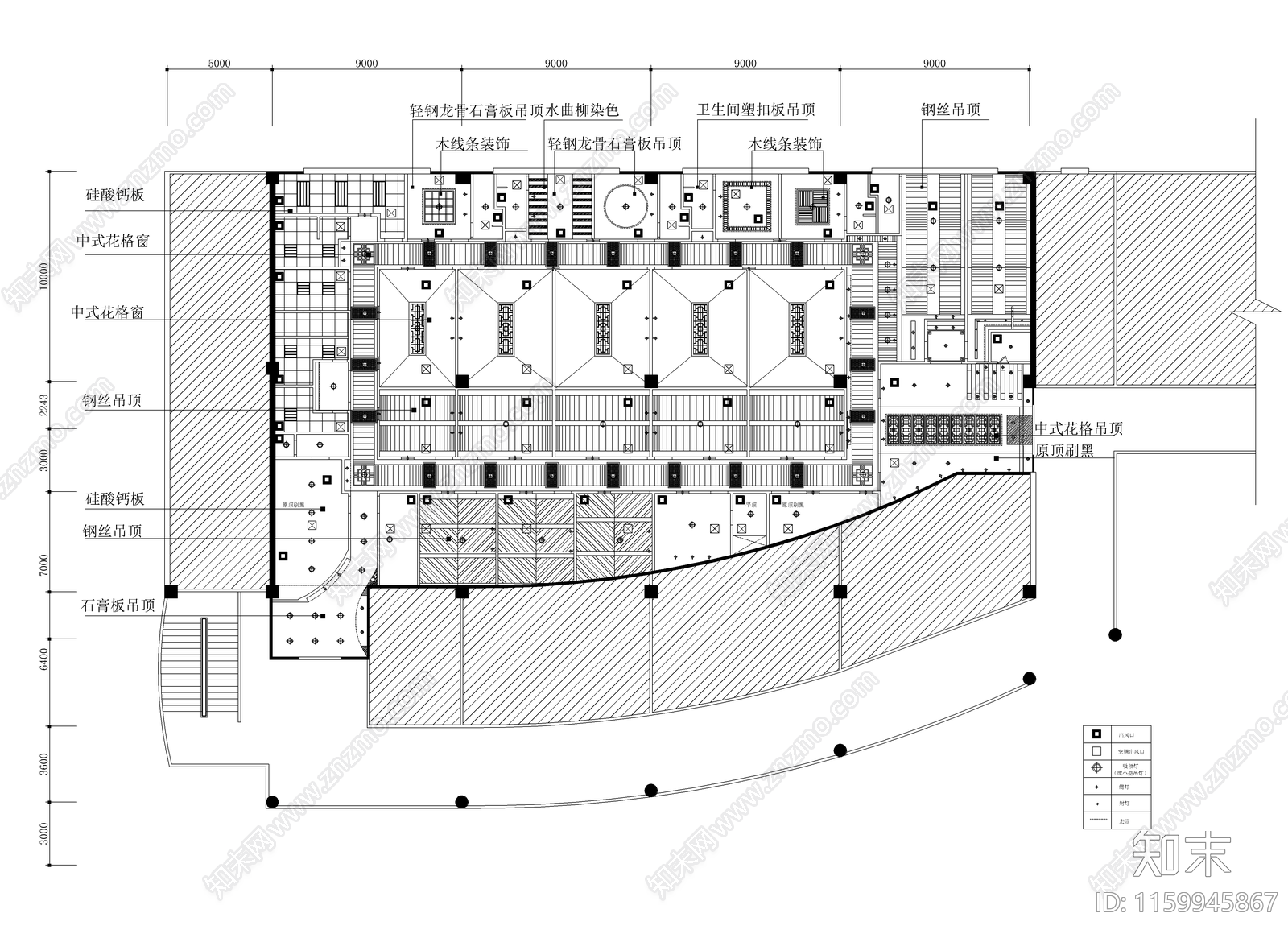 足心道沐足养身会馆装修图cad施工图下载【ID:1159945867】