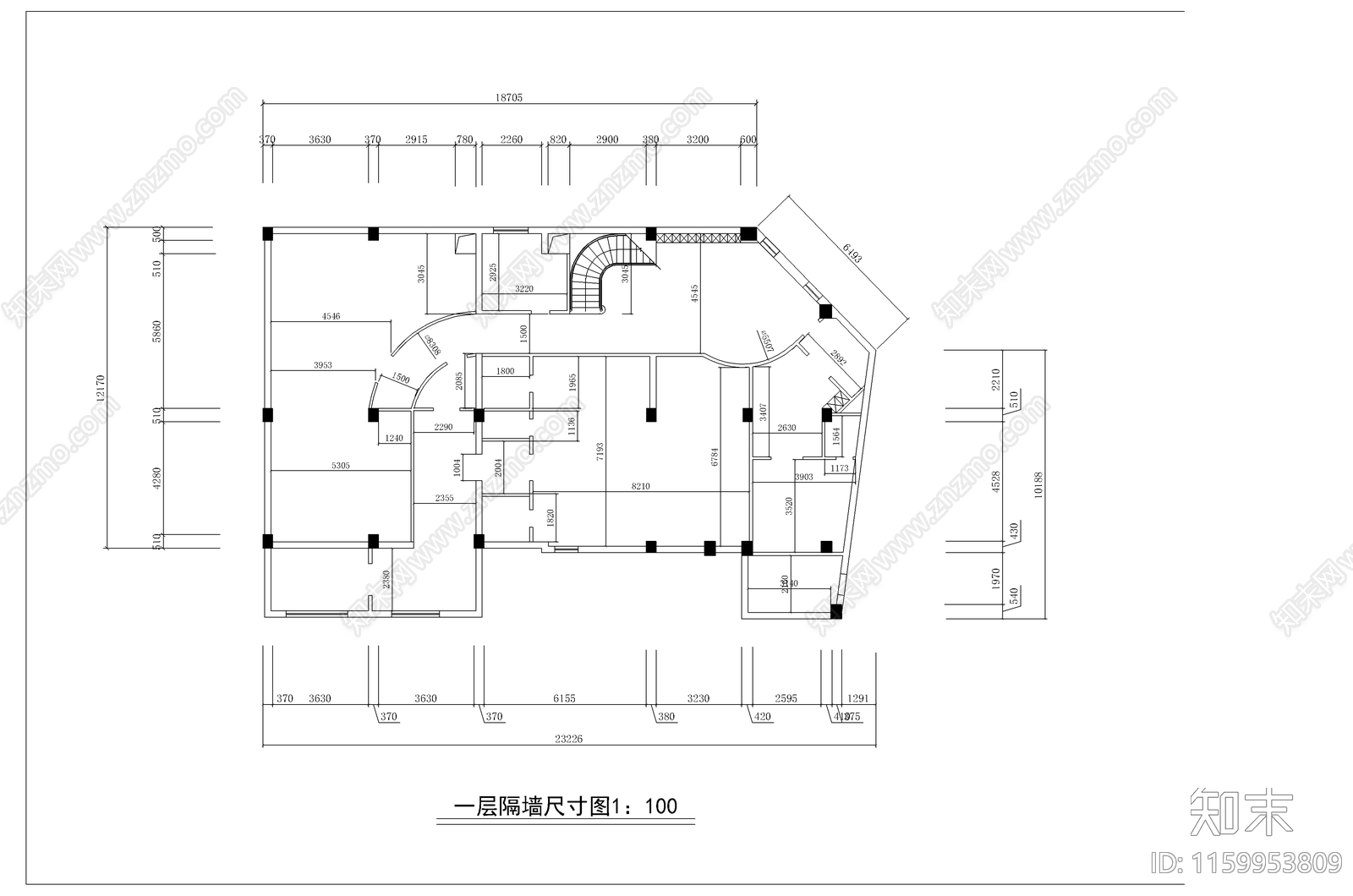 某休闲洗浴中心图纸cad施工图下载【ID:1159953809】