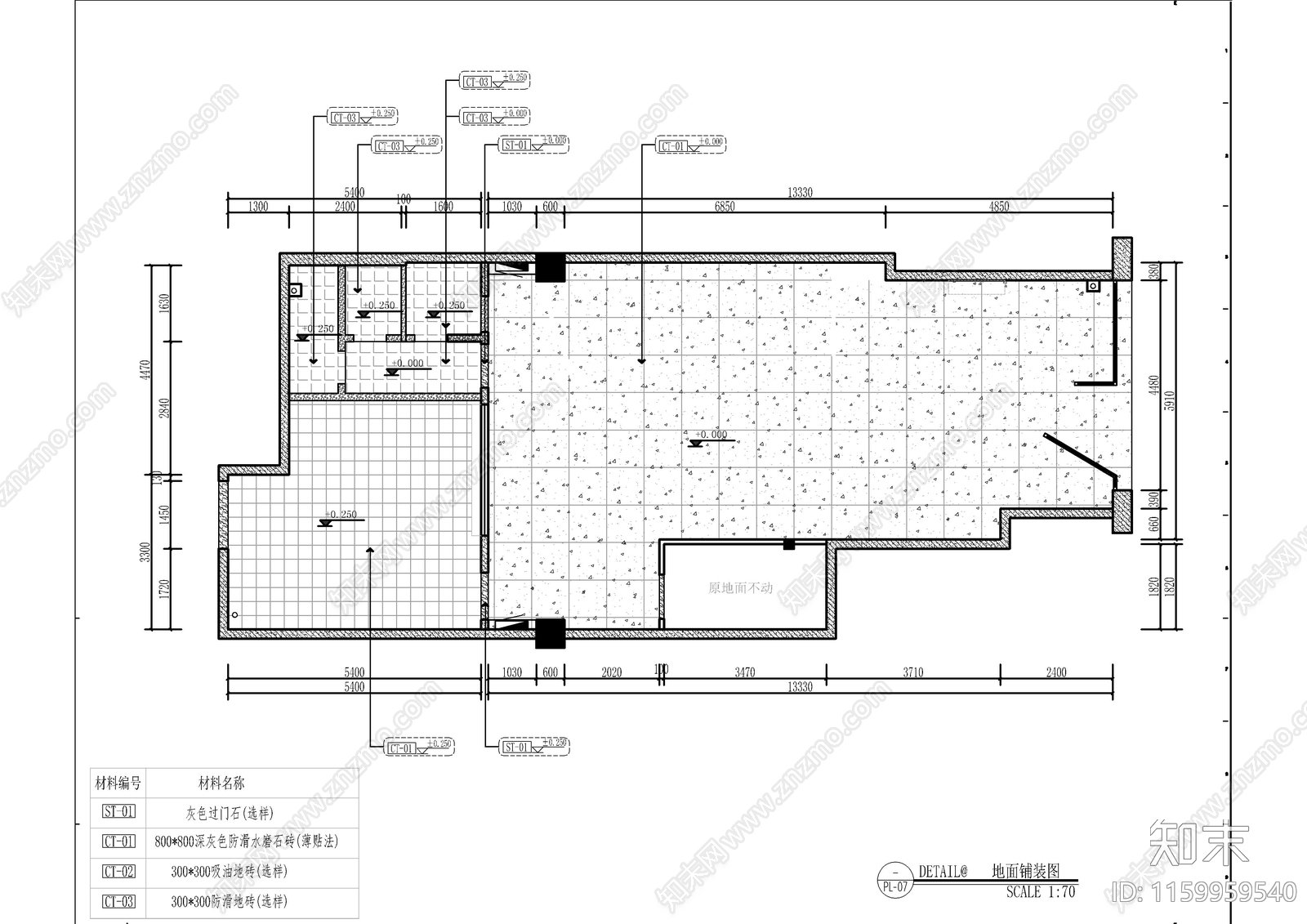 小型火锅店cad施工图下载【ID:1159959540】