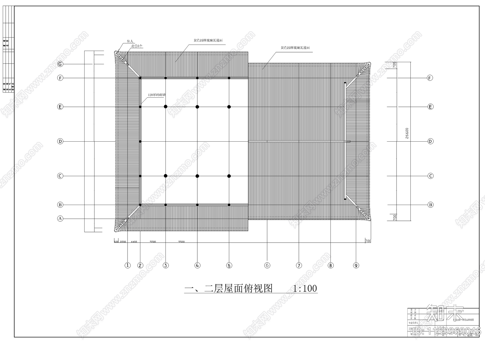 观音宝殿结构建筑图cad施工图下载【ID:1159969046】