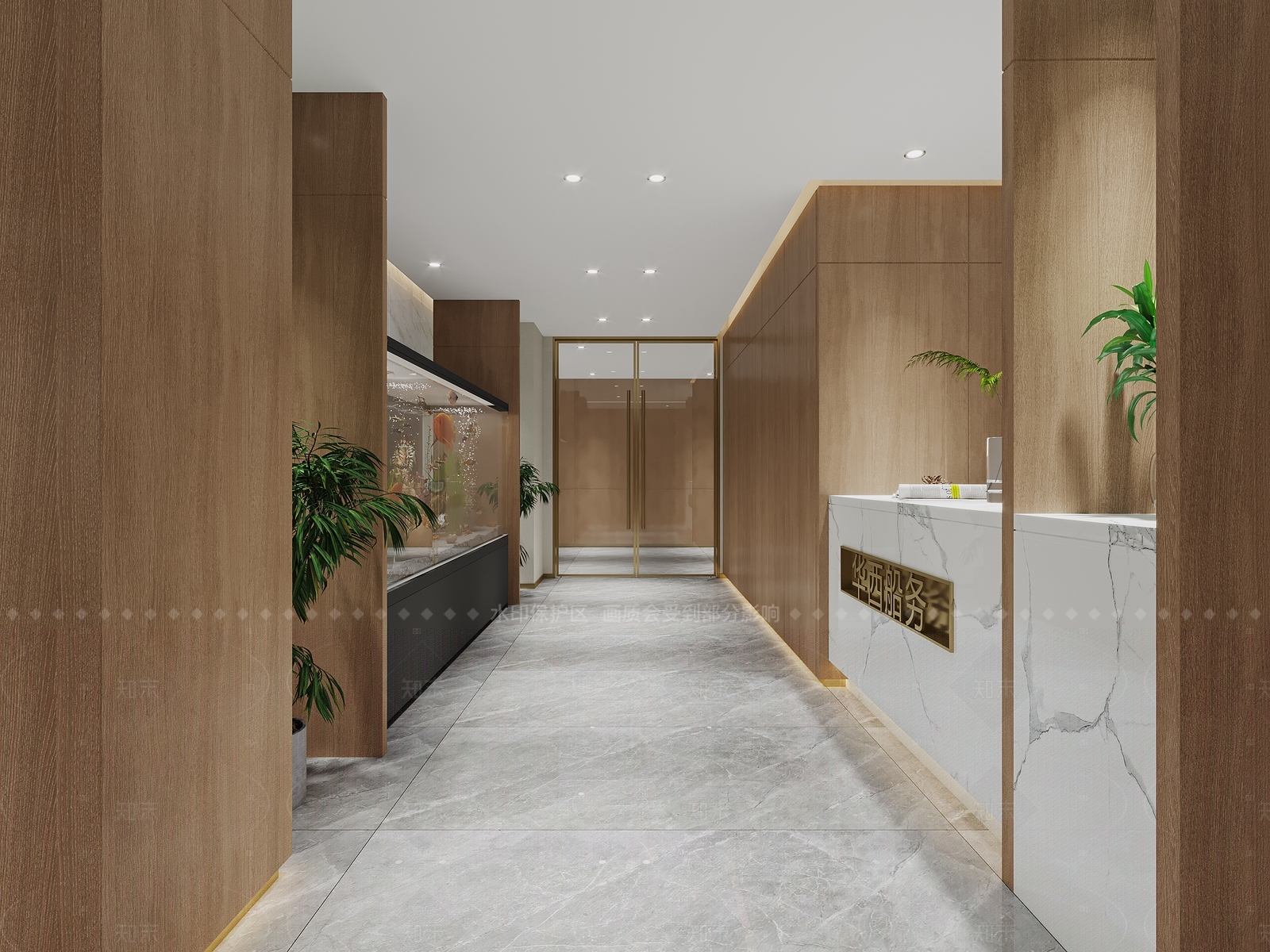 新中式售楼处3D模型下载【ID:1214584953】