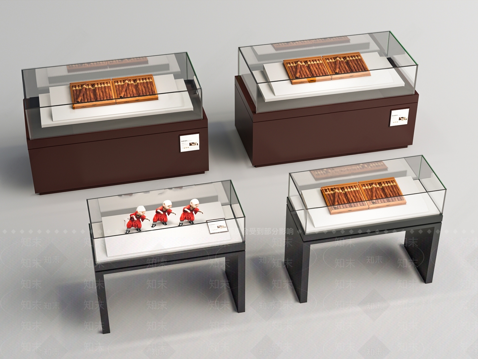 现代博物馆展台3D模型下载【ID:1159970648】