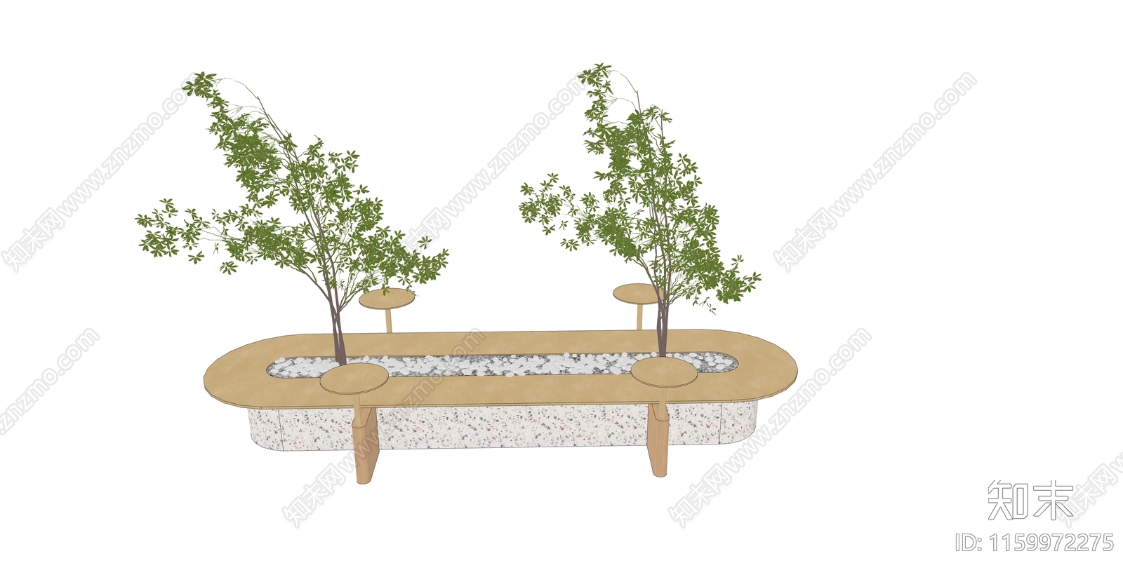 现代景观座椅SU模型下载【ID:1159972275】