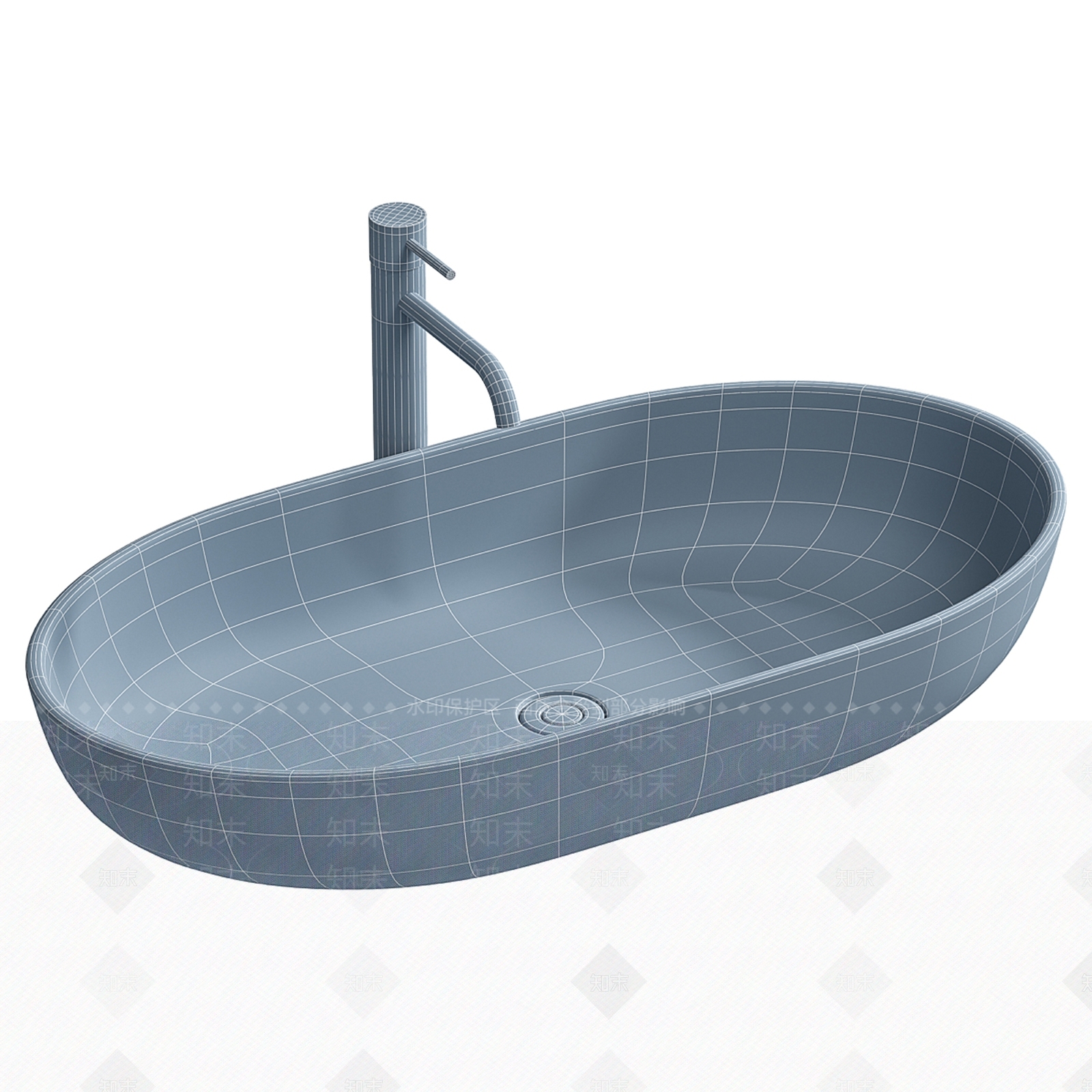 现代洗手台3D模型下载【ID:1159977475】