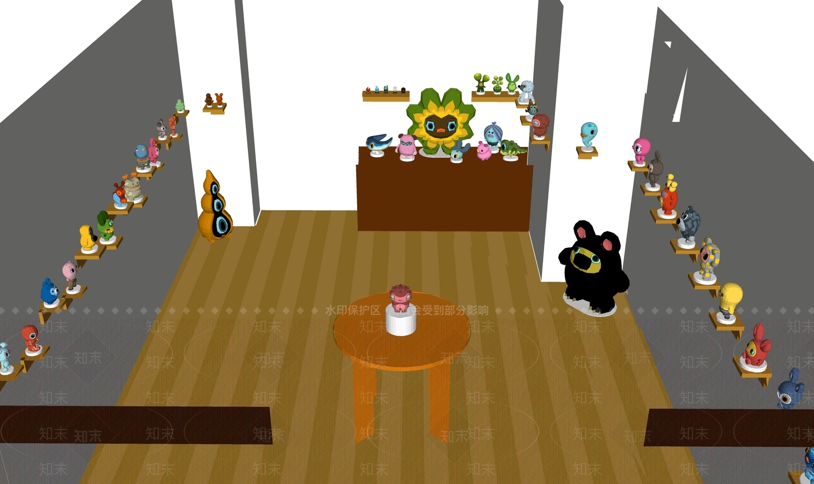 现代玩具店SU模型下载【ID:1159983059】