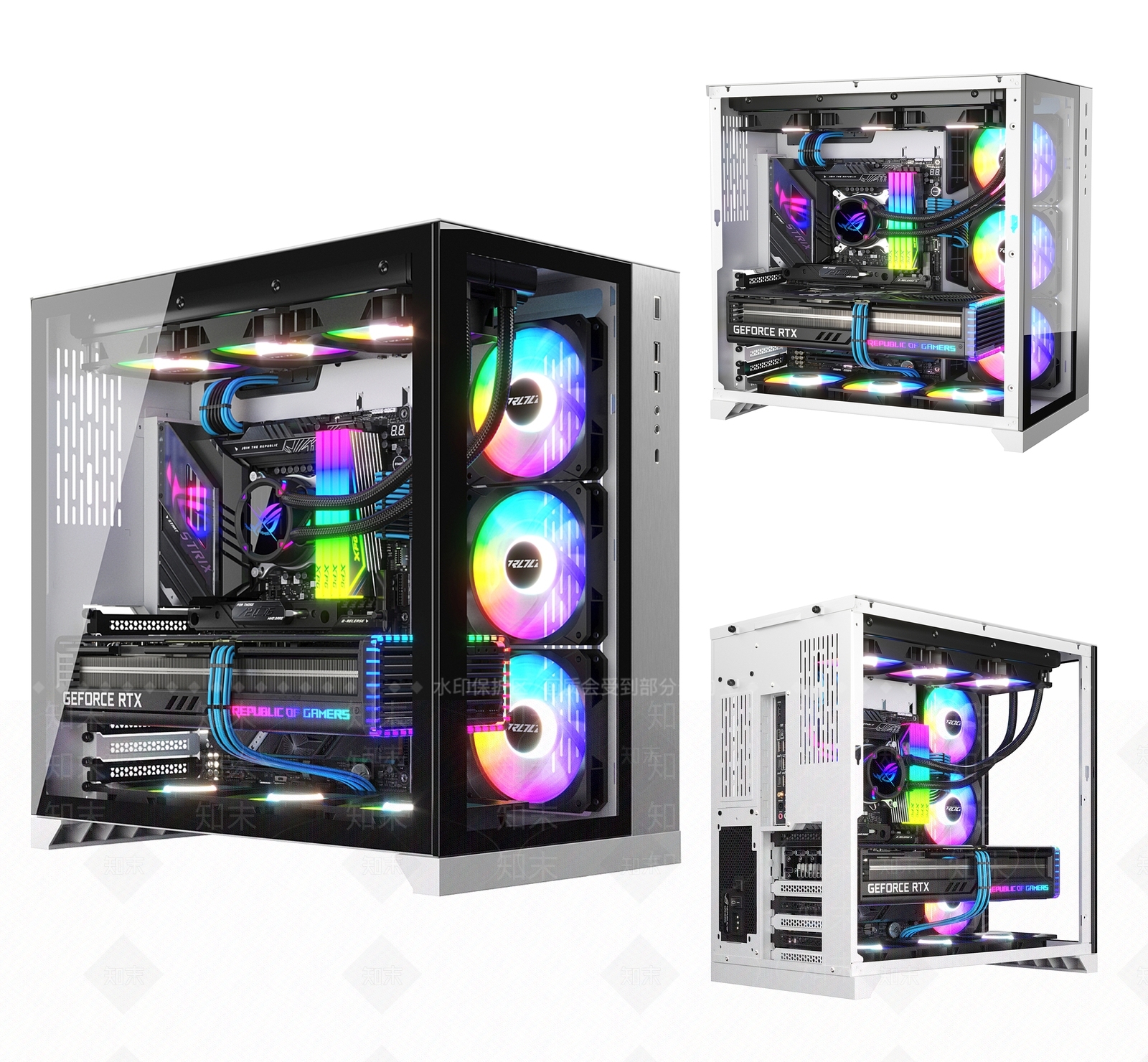 玻璃电脑主机SU模型下载【ID:1159984066】