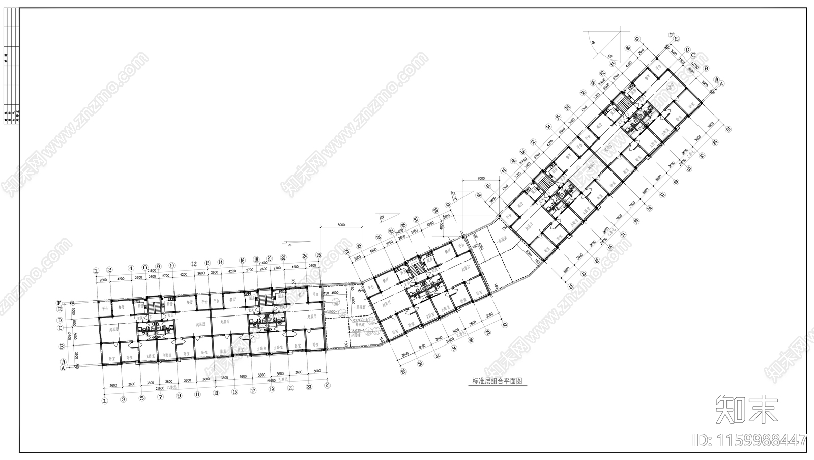 沿街住宅方案图cad施工图下载【ID:1159988447】