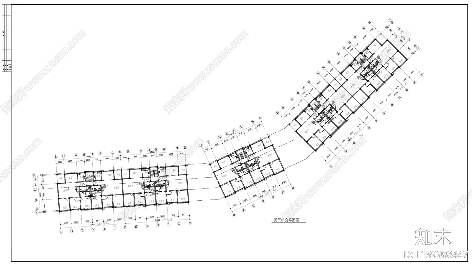 沿街住宅方案图cad施工图下载【ID:1159988447】