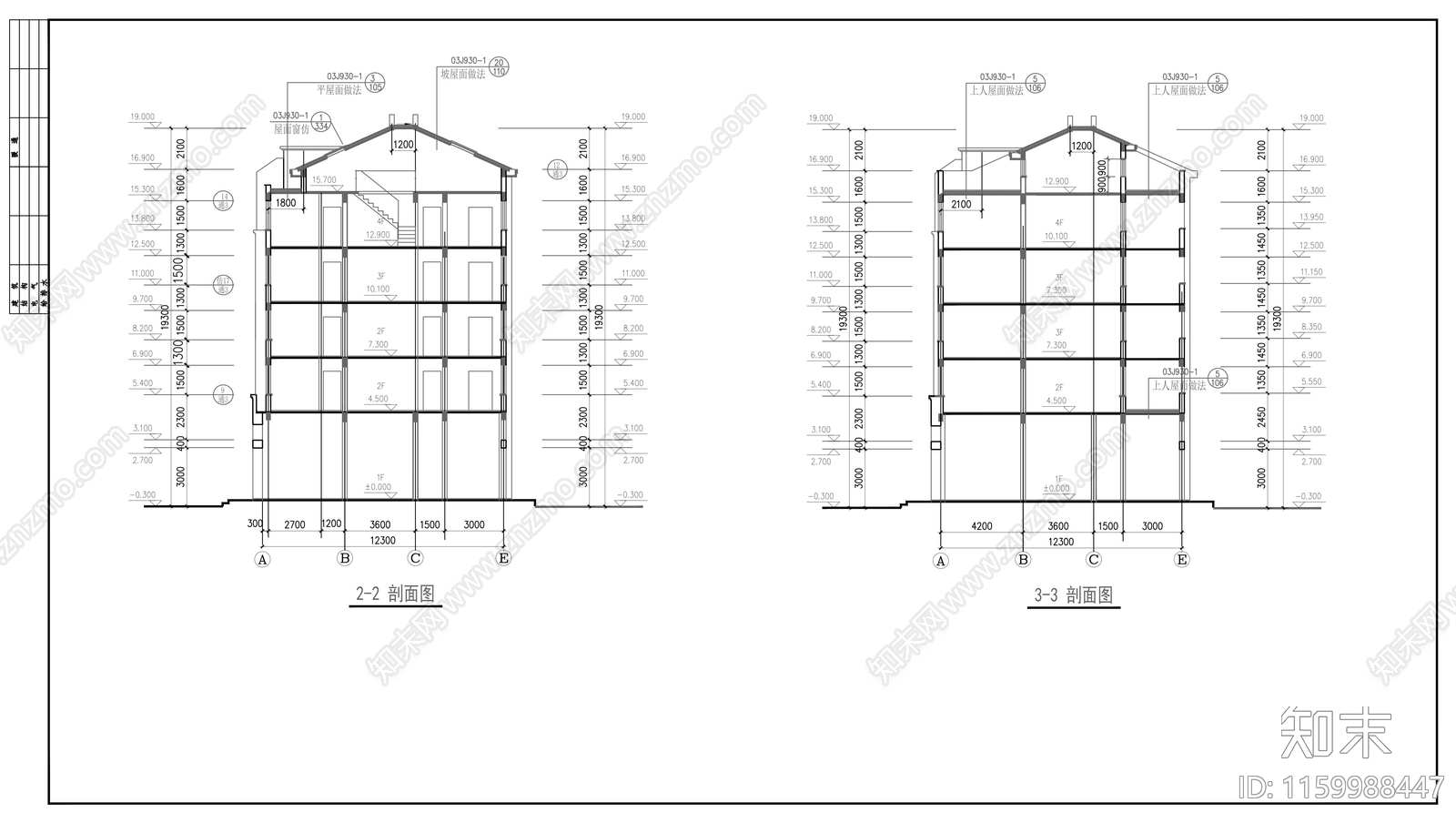 沿街住宅方案图cad施工图下载【ID:1159988447】