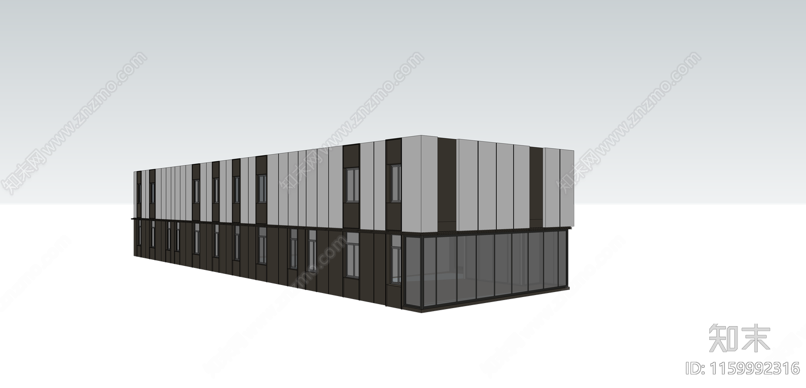 现代建筑SU模型下载【ID:1159992316】