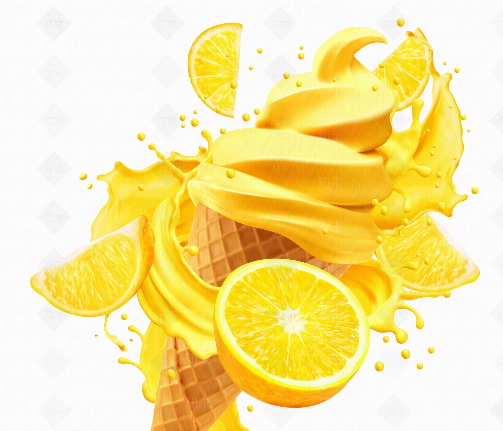 冰激凌广告贴图下载【ID:1160004935】