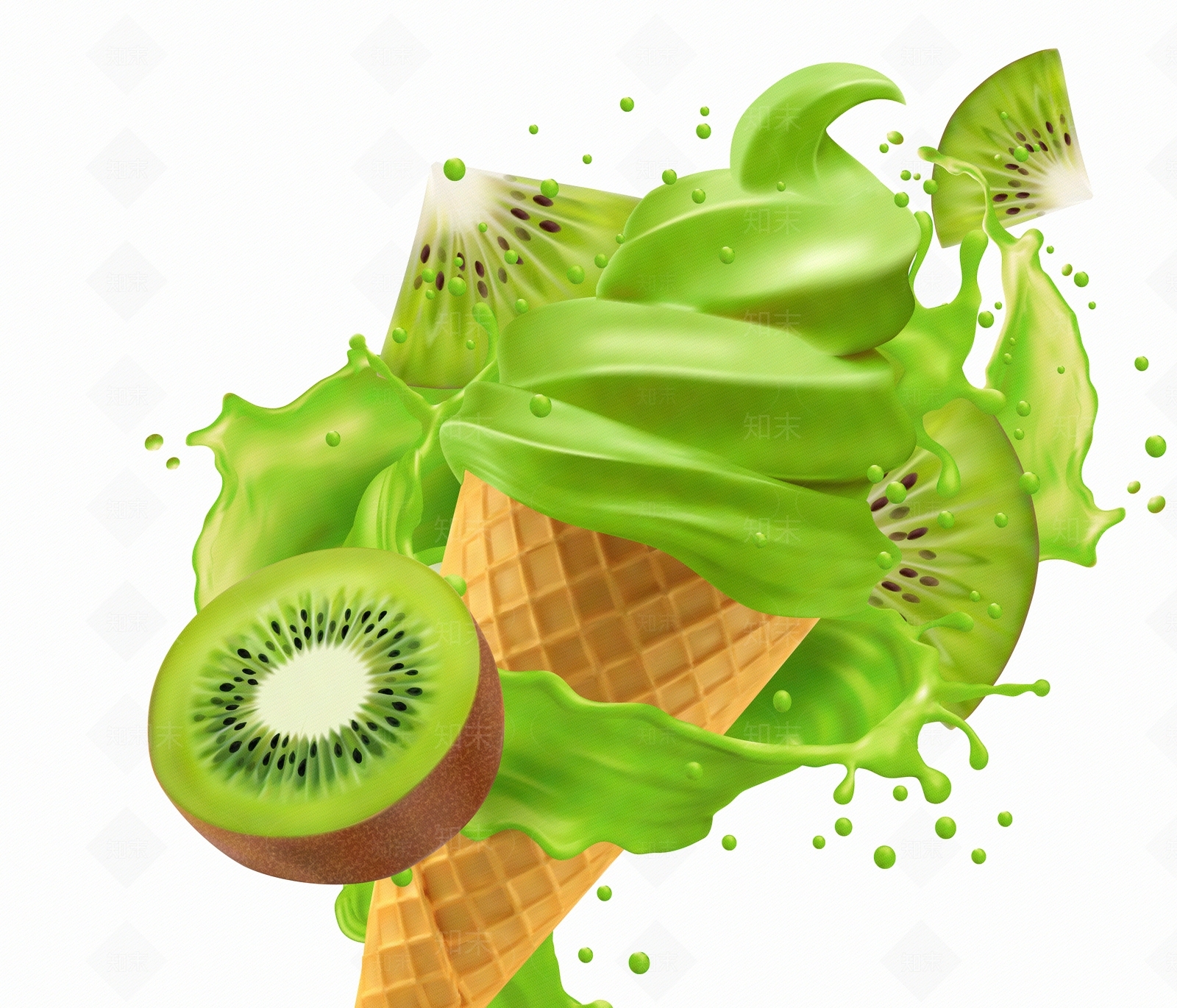 冰激凌广告贴图下载【ID:1160005092】