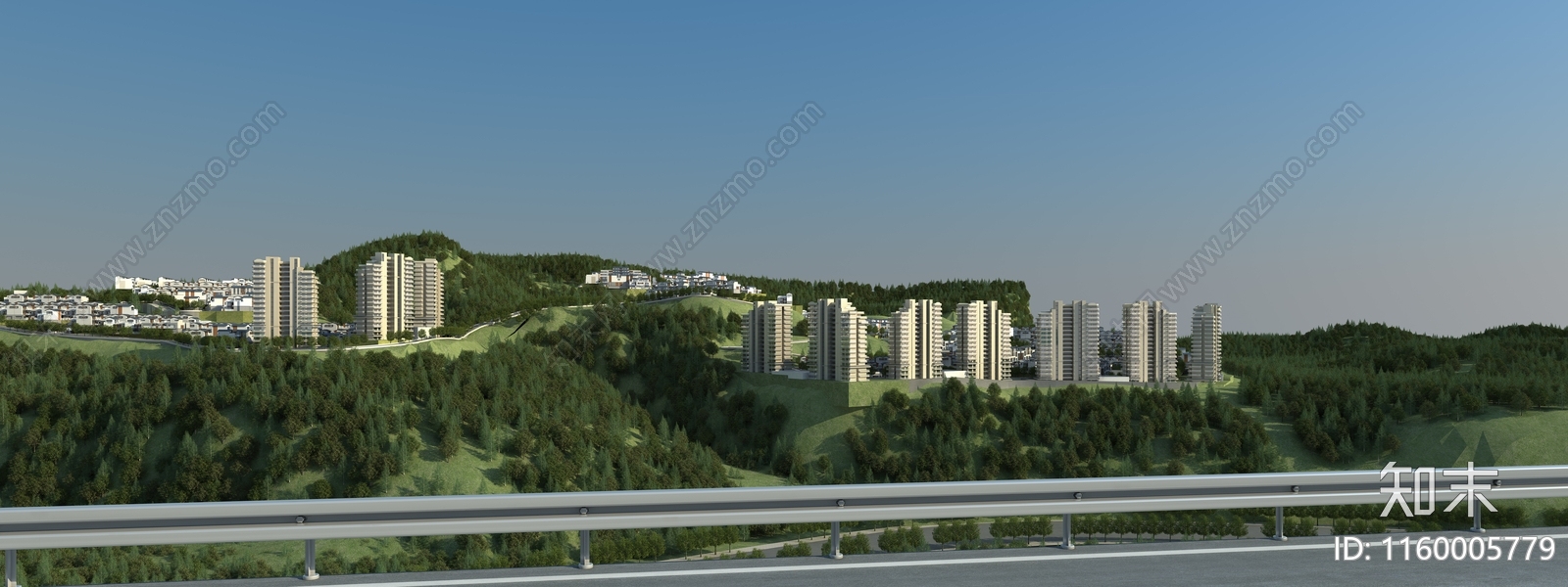 住宅透视3D模型下载【ID:1160005779】