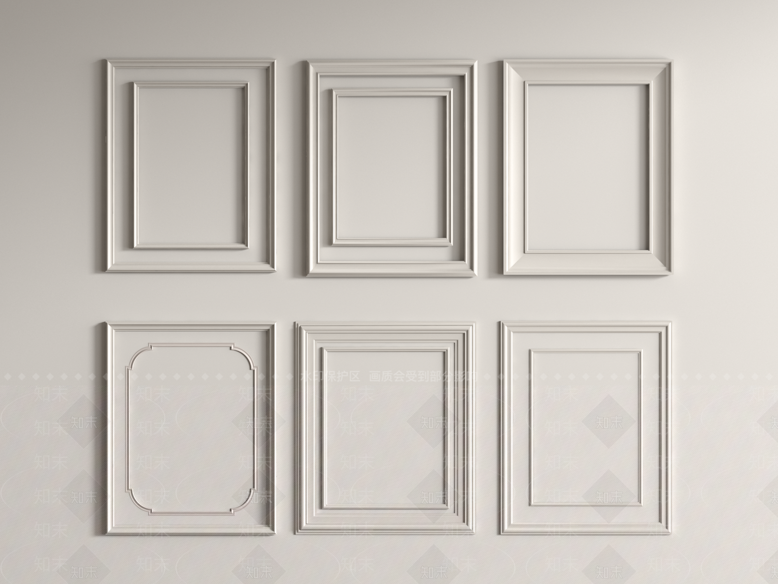 现代石膏线3D模型下载【ID:1160011066】