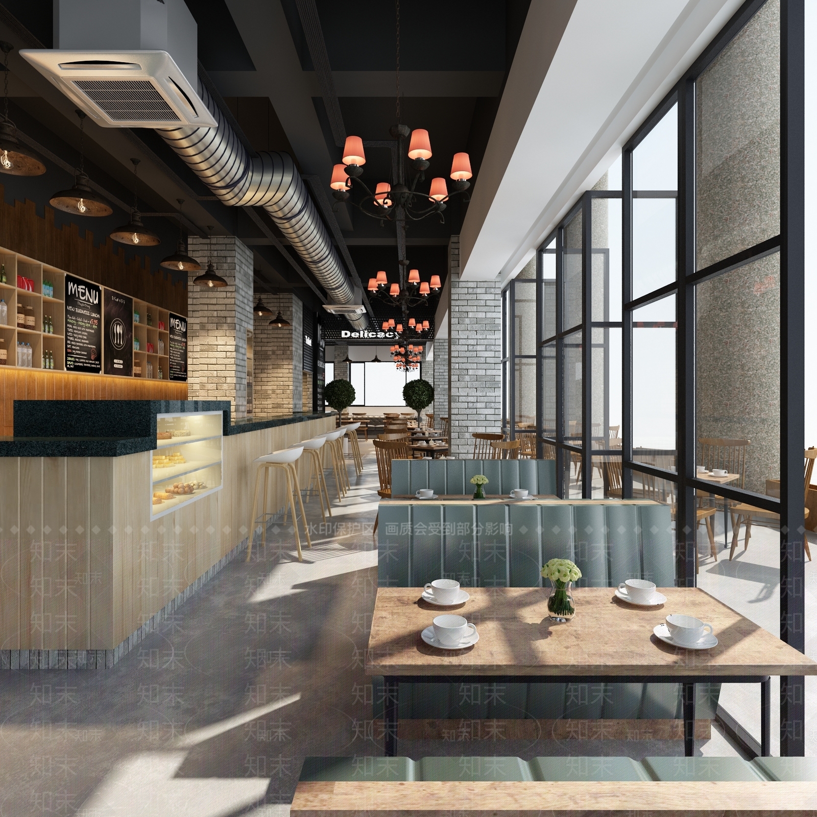咖啡店113D模型下载【ID:1160013281】