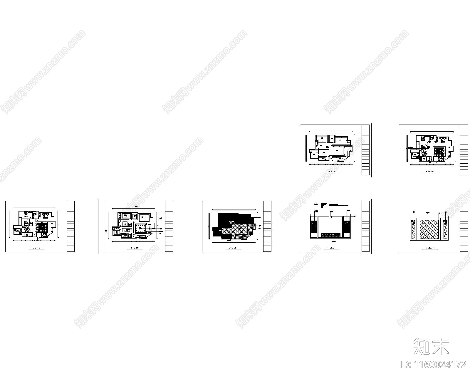 各类图库大全及一套室内设计图cad施工图下载【ID:1160024172】