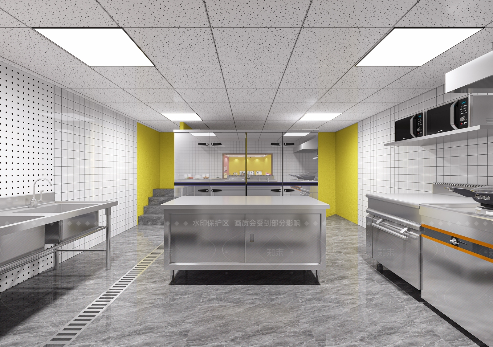 现代快餐店3D模型下载【ID:1214430907】