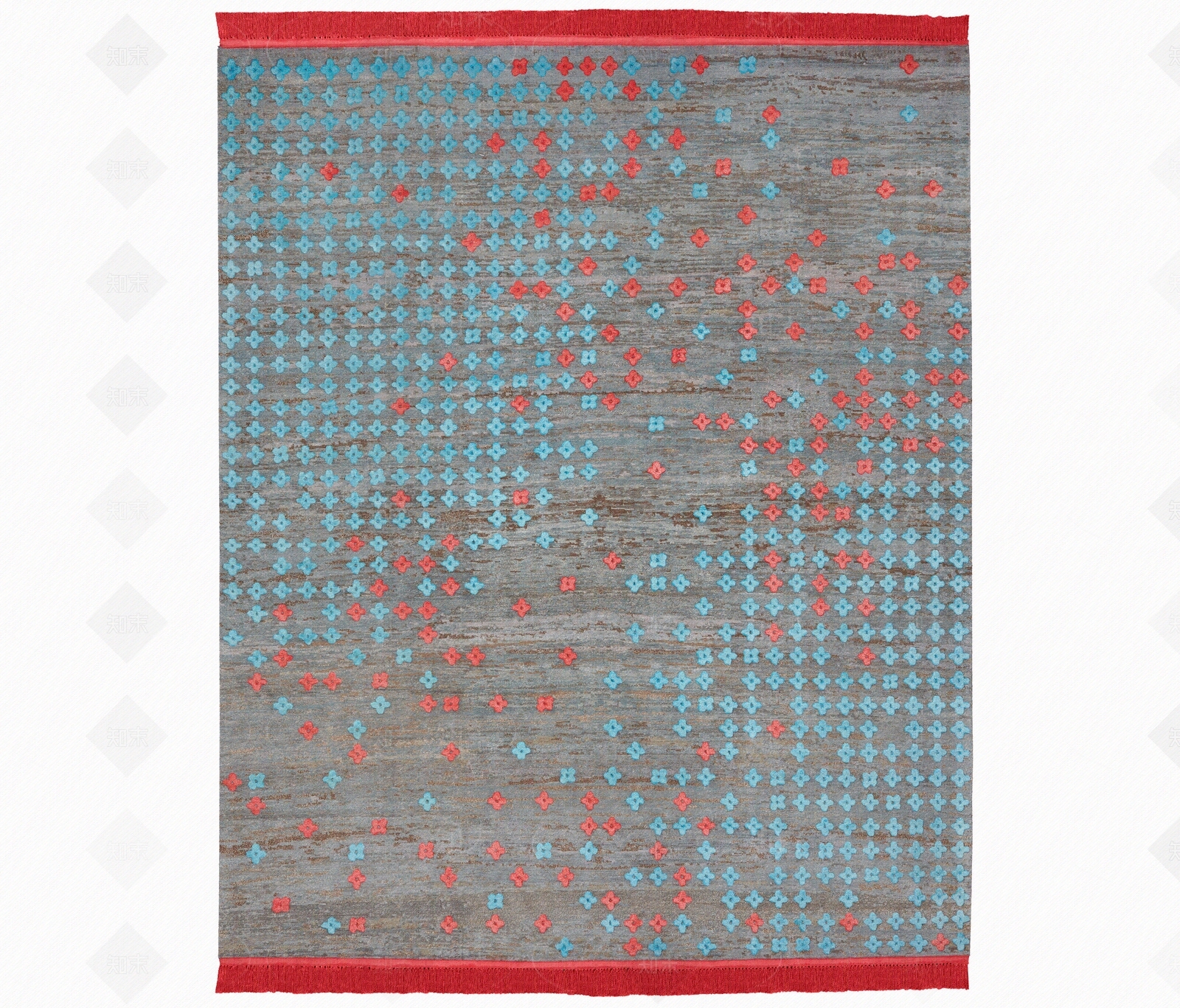 红蓝撞色地毯贴图下载【ID:1160031697】