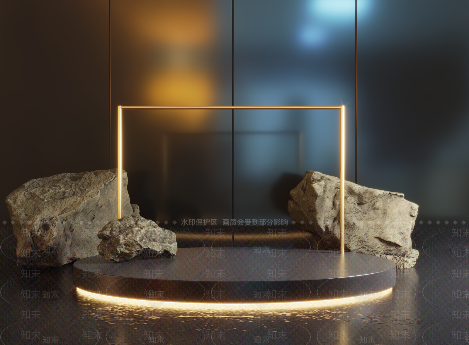 静物展示台3D模型下载【ID:1160034042】