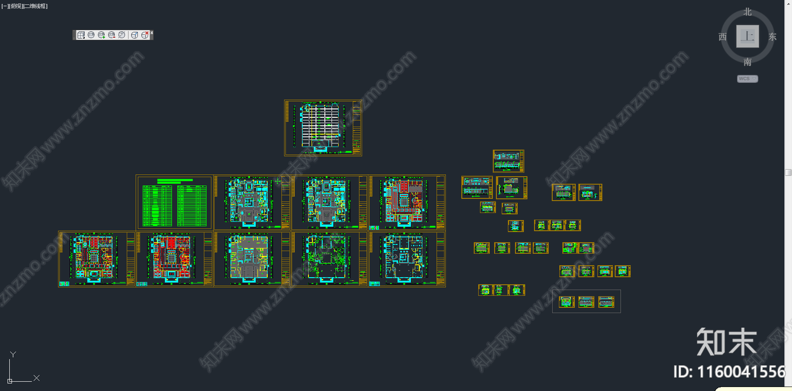 2000㎡现代设计感办公室全施工图下载【ID:1160041556】