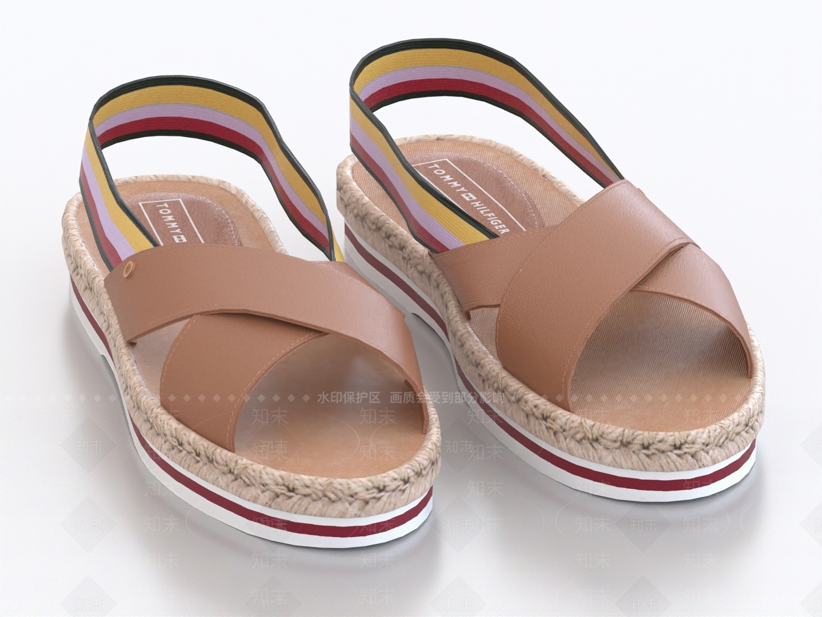 凉鞋3D模型下载【ID:1160041624】