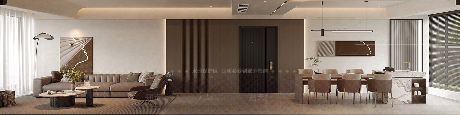 办公大厅3D模型下载【ID:1214431178】