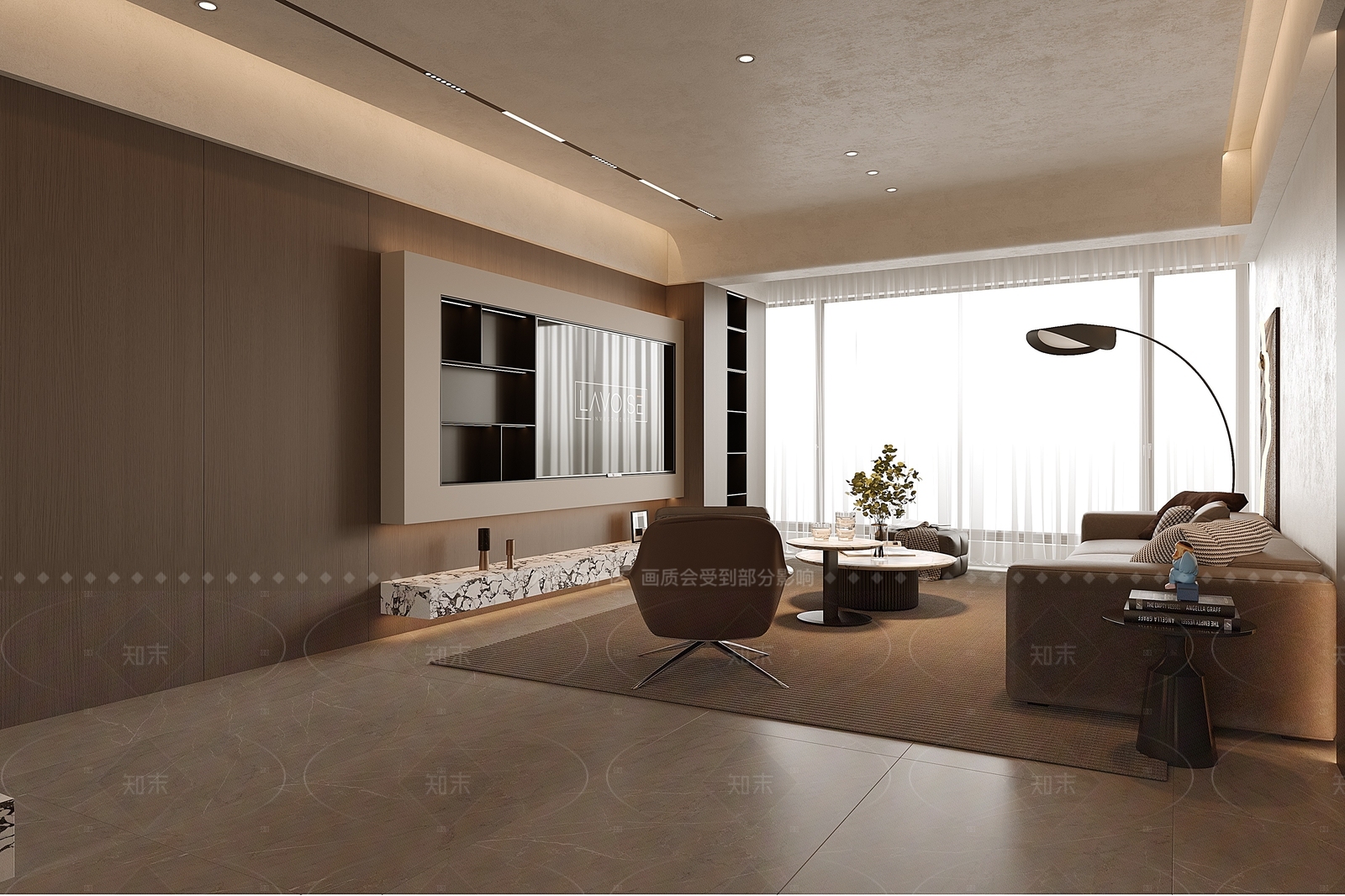 办公大厅3D模型下载【ID:1214431178】