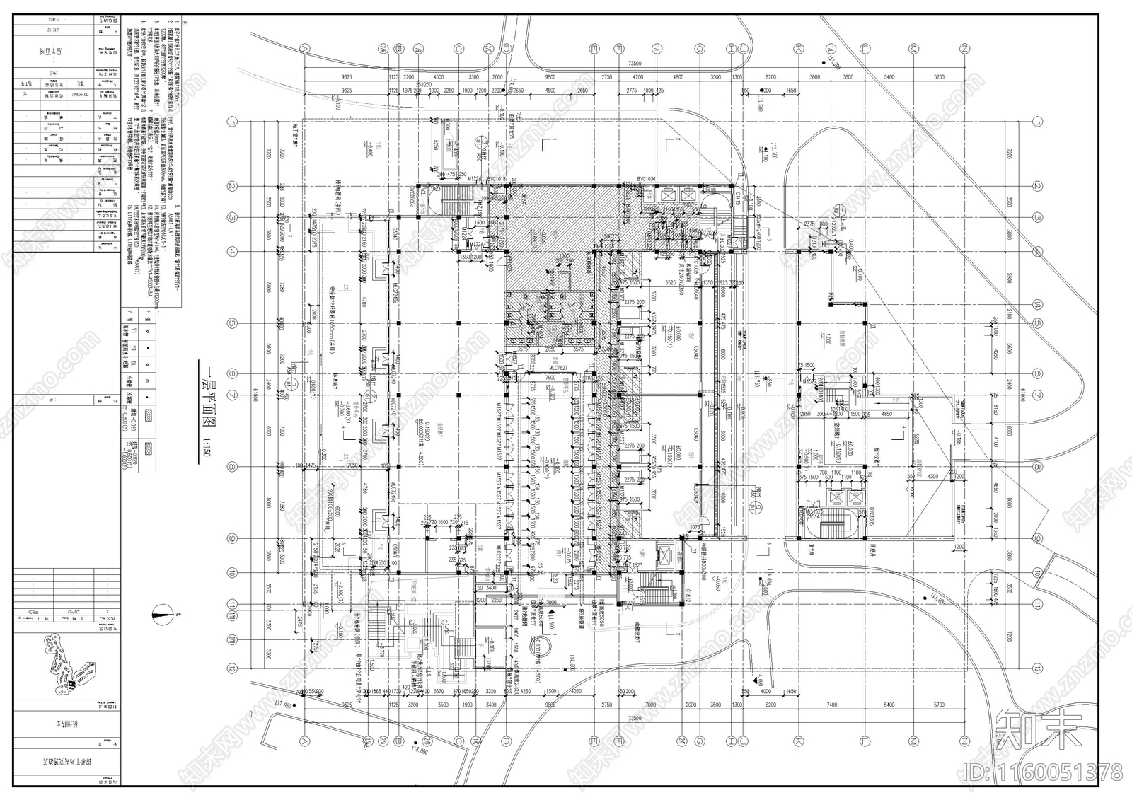 民宿建cad施工图下载【ID:1160051378】