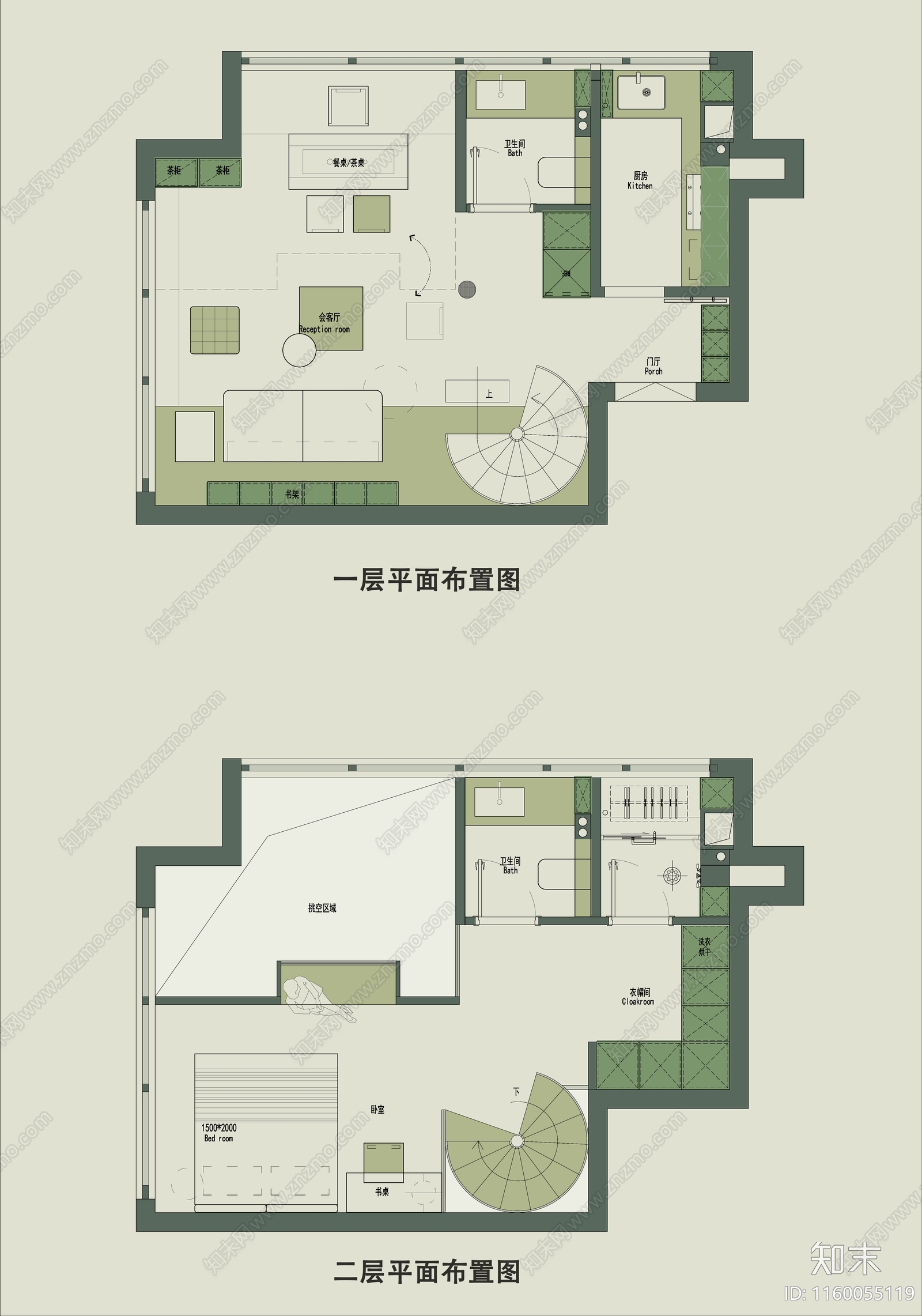 家装室内设计平面布置图双面窗户施工图下载【ID:1160055119】