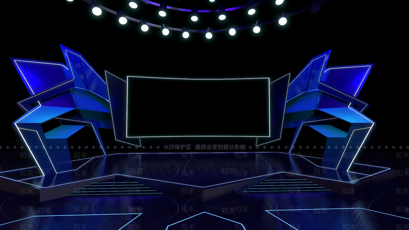 现代大气直播现场SU模型下载【ID:1160056740】